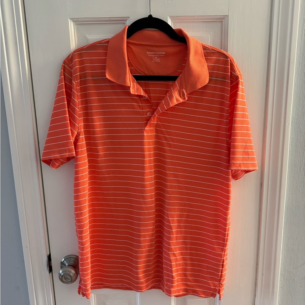 Men’s striped polo